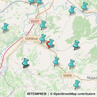 Mappa Via 20 Settembre, 14048 Montegrosso AT, Italia (6.2695)