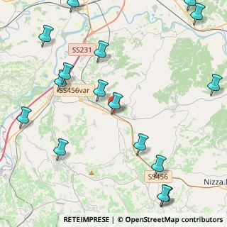 Mappa Via 20 Settembre, 14048 Montegrosso AT, Italia (6.6035)
