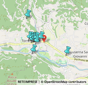 Mappa Viale de Amicis, 10062 Torre Pellice TO, Italia (0.61917)