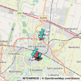 Mappa Piazzale Balestrieri, 43122 Parma PR, Italia (1.795)