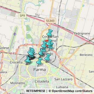 Mappa Piazza Arturo Balestrieri, 43122 Parma PR, Italia (1.52333)