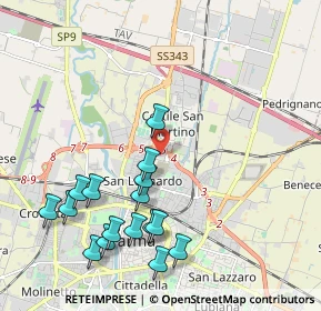 Mappa Via bormioli rocco, 43122 Parma PR, Italia (2.27875)