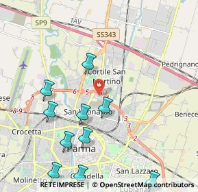 Mappa Piazza Arturo Balestrieri, 43122 Parma PR, Italia (2.67545)