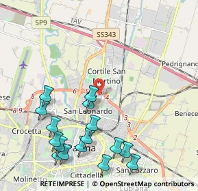 Mappa Piazza Arturo Balestrieri, 43122 Parma PR, Italia (2.49625)