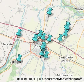 Mappa Via bormioli rocco, 43122 Parma PR, Italia (5.76706)