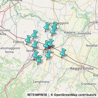 Mappa Piazzale Italo Pinazzi, 43122 Parma PR, Italia (9.79615)