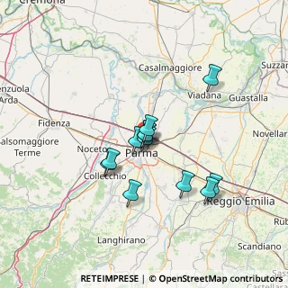 Mappa Via bormioli rocco, 43122 Parma PR, Italia (10.54167)