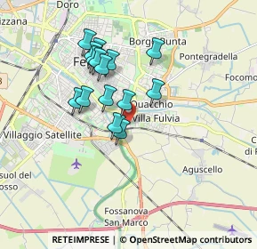 Mappa Piazza Renato Squarzanti, 44124 Ferrara FE, Italia (1.47733)