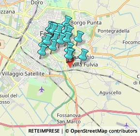 Mappa Piazza Renato Squarzanti, 44124 Ferrara FE, Italia (1.451)