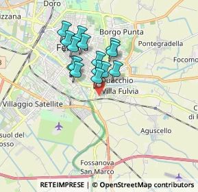 Mappa Piazza Renato Squarzanti, 44124 Ferrara FE, Italia (1.35133)