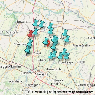 Mappa SP12, 41012 Carpi MO, Italia (11.5585)