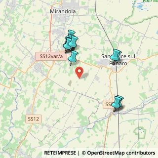 Mappa Via Bosco, 41036 Medolla MO, Italia (3.73571)