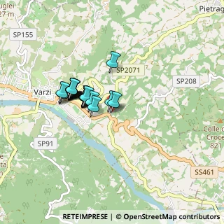 Mappa Ponte dei Sospiri, 27057 Varzi PV, Italia (0.704)