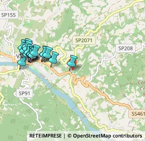 Mappa Ponte dei Sospiri, 27057 Varzi PV, Italia (1.0995)