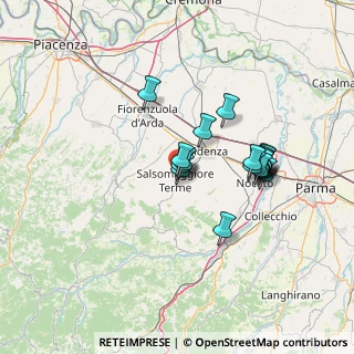 Mappa Viale della Pace, 43039 Salsomaggiore Terme PR, Italia (11.54222)