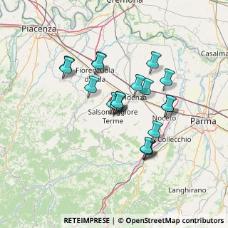 Mappa Viale della Pace, 43039 Salsomaggiore Terme PR, Italia (11.66632)
