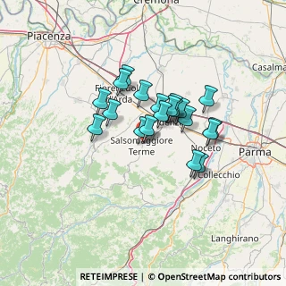 Mappa Viale della Pace, 43039 Salsomaggiore Terme PR, Italia (10.0245)