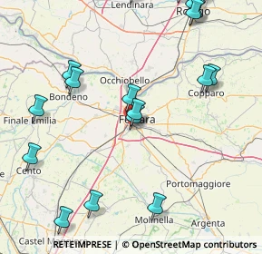 Mappa Via della Spiga, 44124 Ferrara FE, Italia (21.42722)