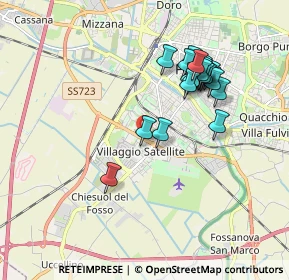 Mappa Via della Spiga, 44124 Ferrara FE, Italia (1.752)