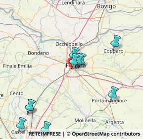 Mappa Via Ludwig Van Beethoven, 44123 Ferrara FE, Italia (19.4675)