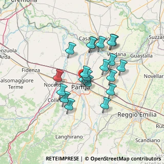 Mappa Via Rocco Bormioli, 43122 Parma PR, Italia (11.271)