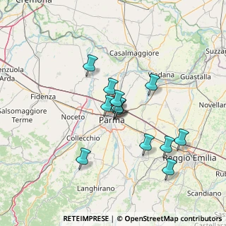 Mappa Via Ferdinando Guerci, 43122 Parma PR, Italia (11.22)