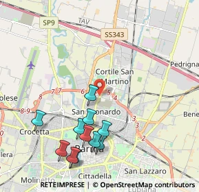 Mappa Via Ferdinando Guerci, 43122 Parma PR, Italia (2.25727)