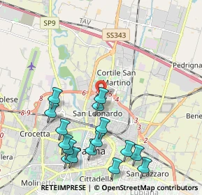 Mappa Via Ferdinando Guerci, 43122 Parma PR, Italia (2.39563)