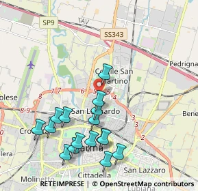 Mappa Via F. Guerci, 43122 Parma PR, Italia (2.16188)