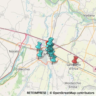Mappa Via F. Guerci, 43122 Parma PR, Italia (3.65091)