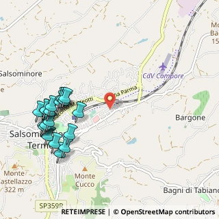 Mappa Via Amendola, 43039 Salsomaggiore Terme PR, Italia (1.242)