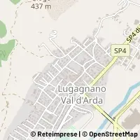 Map Lugagnano Val d'Arda