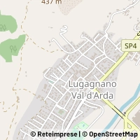 Kartta Lugagnano Val d'Arda