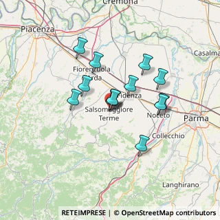 Mappa Via Bottego Vittorio, 43039 Salsomaggiore Terme PR, Italia (10.83615)