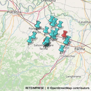 Mappa Via U. La Malfa, 43039 Salsomaggiore Terme PR, Italia (10.21)