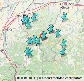 Mappa Via Giuseppe Mazzini, 27057 Varzi PV, Italia (12.39444)