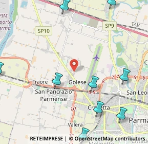 Mappa Via Frazzi, 43126 Parma PR, Italia (3.35667)