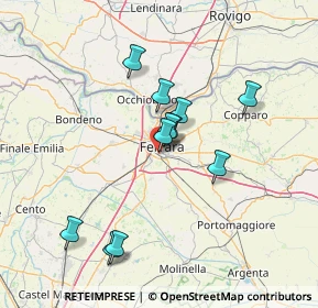 Mappa Via Giovanni Manardo, 44124 Ferrara FE, Italia (12.53455)