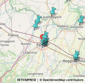 Mappa Via del Popolo, 43122 Parma PR, Italia (13.67846)