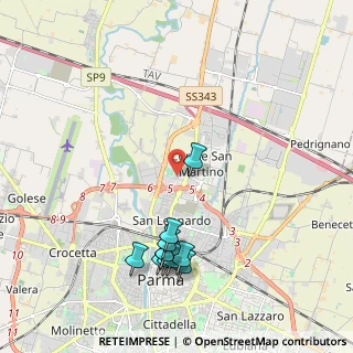 Mappa Via del Popolo, 43122 Parma PR, Italia (2.20909)