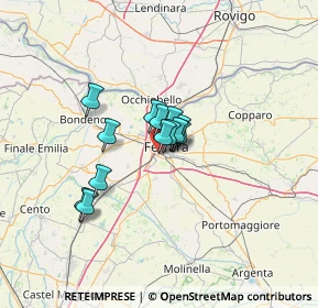 Mappa Via Italo svevo, 44124 Ferrara FE, Italia (7.93462)