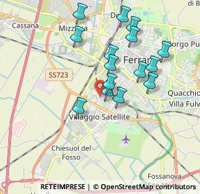 Mappa Via Italo svevo, 44124 Ferrara FE, Italia (1.70533)