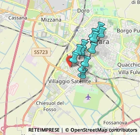 Mappa Via Italo svevo, 44124 Ferrara FE, Italia (1.16417)
