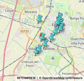 Mappa Via Italo svevo, 44124 Ferrara FE, Italia (1.552)