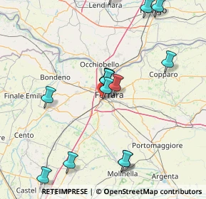 Mappa Via Melchiorre Fardella, 44124 Ferrara FE, Italia (17.14571)