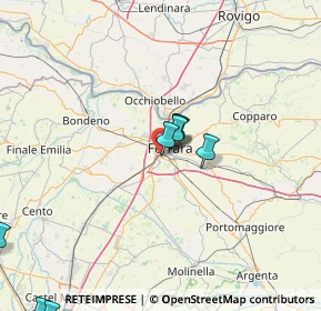 Mappa Via Melchiorre Fardella, 44124 Ferrara FE, Italia (22.63455)