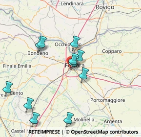 Mappa Via Melchiorre Fardella, 44124 Ferrara FE, Italia (15.42364)