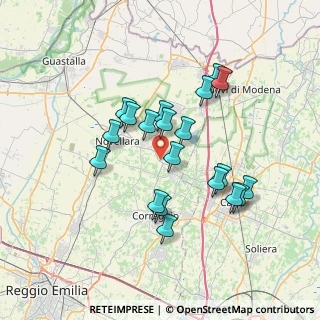 Mappa Via Vettigano, 42010 Rio Saliceto RE, Italia (6.368)