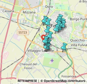 Mappa Via Mambro, 44124 Ferrara FE, Italia (1.317)