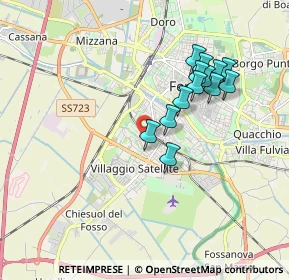 Mappa Via Mambro, 44124 Ferrara FE, Italia (1.66923)